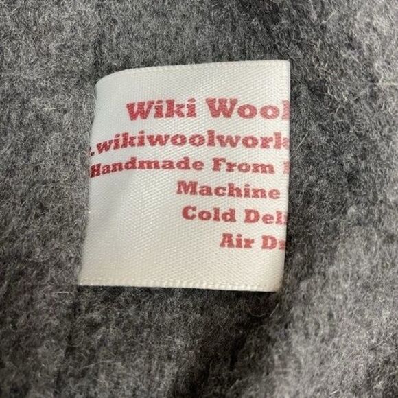 Wiki Wool Works Walking Hat Patch Work Beanie Beige Recycled Wool Women One Size main image 16
